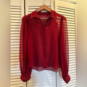 Alice + Olivia Silk Blouse